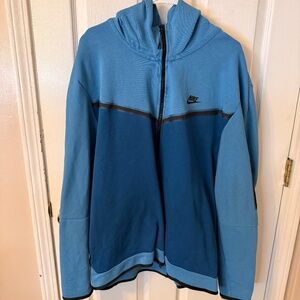 Men’s Nike Tech Fleece Full-Zip Hoodie - Blue